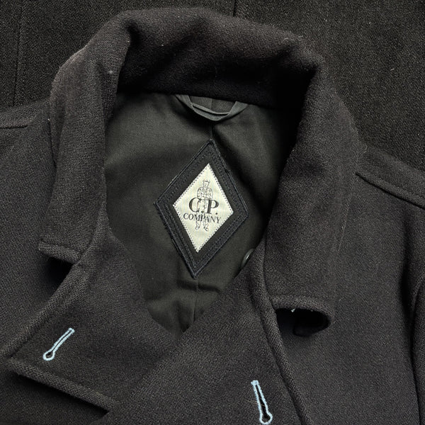 CP Company Wool Pea Coat Jacket circa 2010s