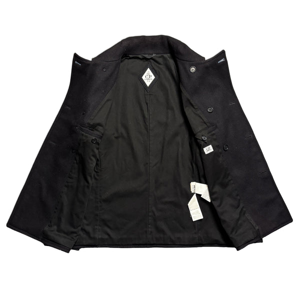 CP Company Wool Pea Coat Jacket circa 2010s