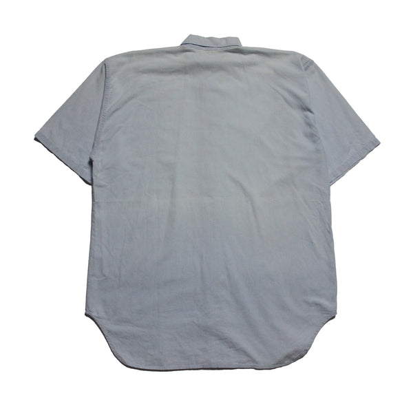Stone Island Marina Sky Blue Short Sleeve Shirt Circa Early 90s