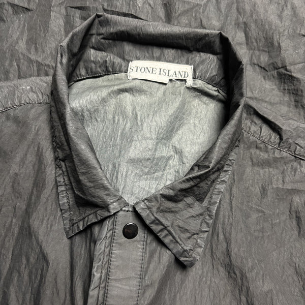 Stone Island SS 2003 Black Nylon Overshirt