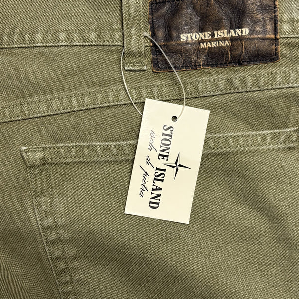 Vintage Stone Island Marina AW 1992 Green Jeans