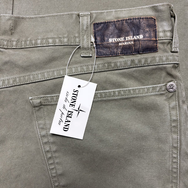 Vintage Stone Island Marina AW 1992 Green Jeans