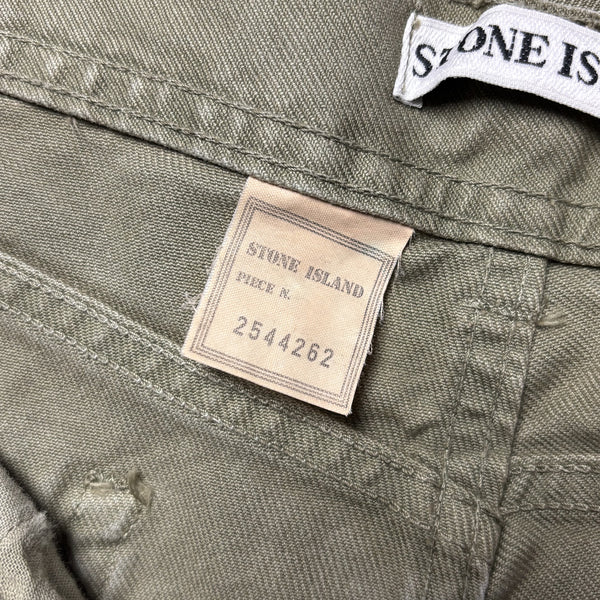 Vintage Stone Island Marina AW 1992 Green Jeans