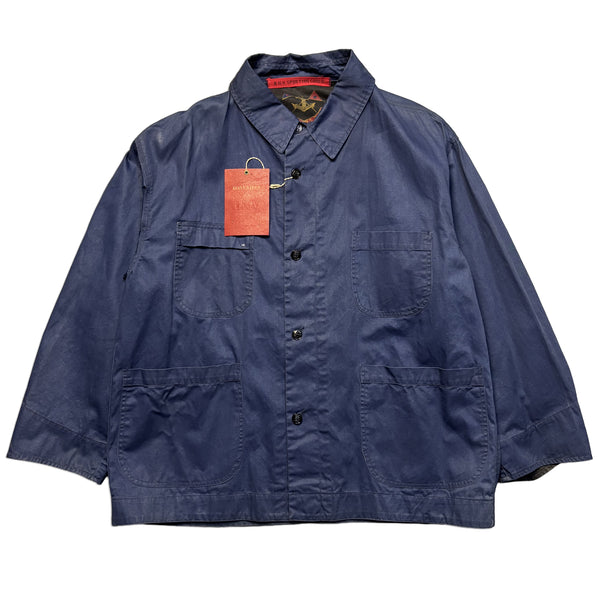 Boneville BNV SS 92 Blue Tela Stella "Sail The World" Chore Jacket