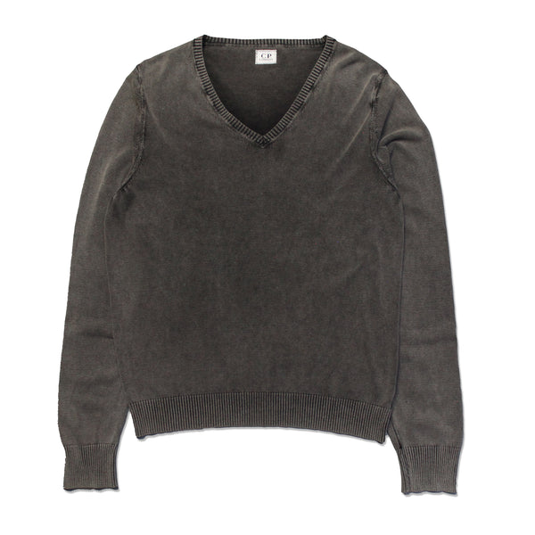 CP Company SS 2008 Garment Dyed V Neck Knit